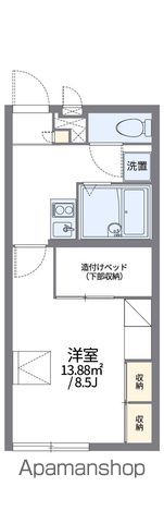レオパレスEASTCREEKIの間取り写真