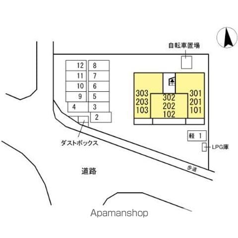 ＧＲＡＮＰＩＡ（グランピア） 103 ｜ 岐阜県岐阜市旦島中２丁目12-5（賃貸アパート1LDK・1階・45.02㎡） その16