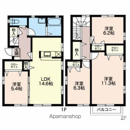 コモディア　旭[4LDK/104.5m2]の間取図