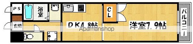 堺市美原区 5階建 築20年の間取り写真
