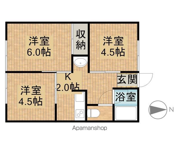 シティハイム諸井の間取り写真