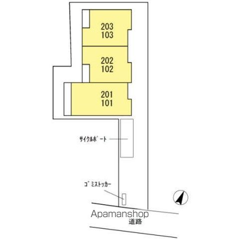 プレジオ志村 203 ｜ 東京都板橋区志村３丁目16-1（賃貸アパート1LDK・2階・41.57㎡） その7