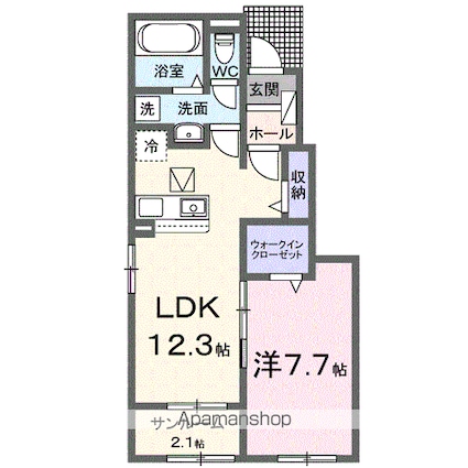 トラスト　メゾン[1LDK/50.14m2]の間取図