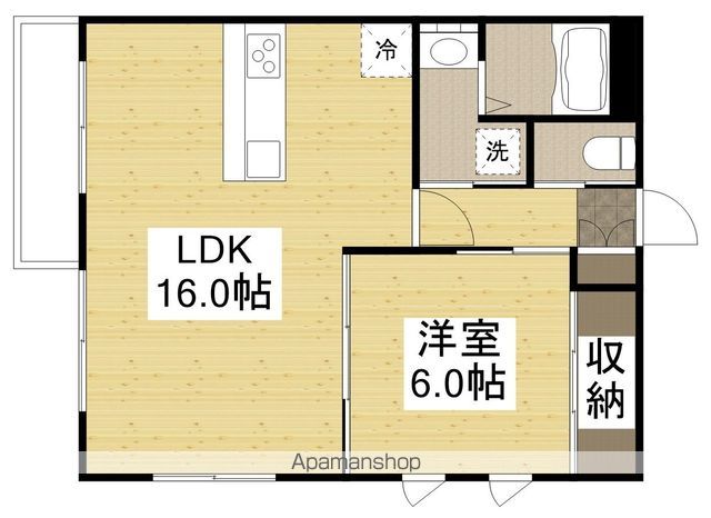 カネツグマンションの間取り写真