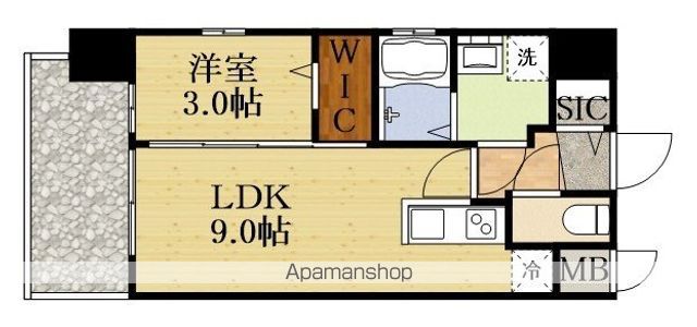 ATTIRANT西三国の間取り写真