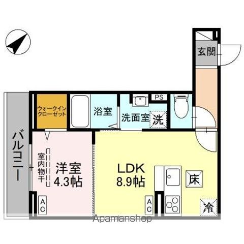 三郷1丁目DーROOMの間取り写真