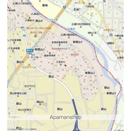 セジュールアントⅢ[2DK/50.38m2]の周辺3