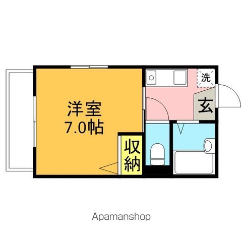 ベルメゾン桃井の間取り写真
