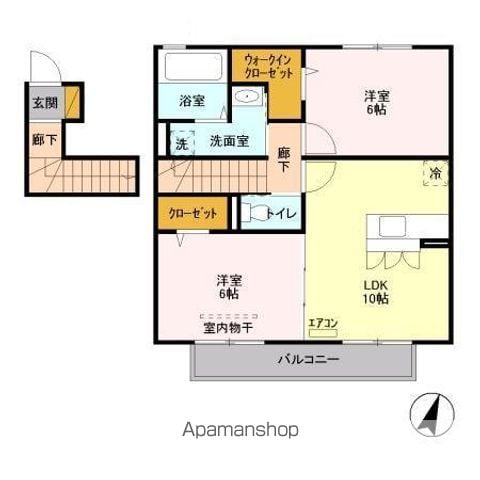 サニーモール　壱番館の間取り