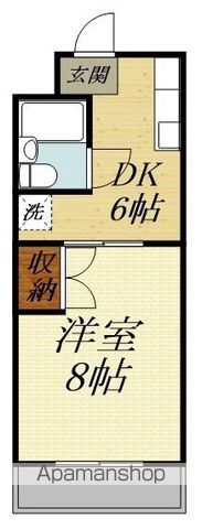 グリーンハイツ根洗の間取り写真
