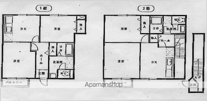オーブリー栗熊[2DK/47.34m2]の間取図