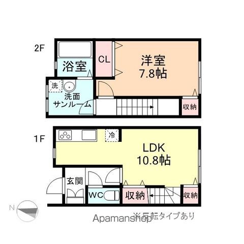 コンフォート神通本町の間取り写真