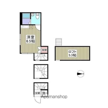 雑司が谷ｆｌａｔｓ[1R/23.98m2]の間取図