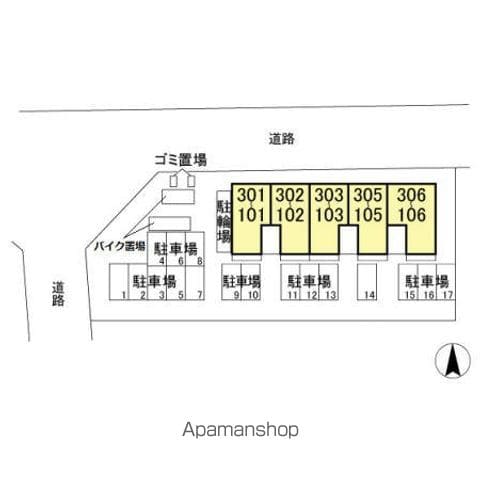 ＶＥＲＤＥ　Ａ棟 106 ｜ 千葉県印西市西の原３丁目6-1（賃貸アパート1LDK・1階・56.74㎡） その16