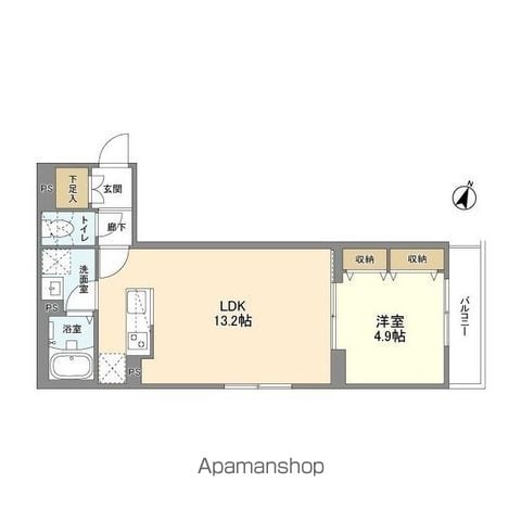 ウェルスクエア渋谷本町の間取り写真