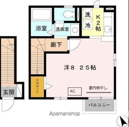 マルグリットＡＢ　Ａ棟[1K/31.51m2]の間取図