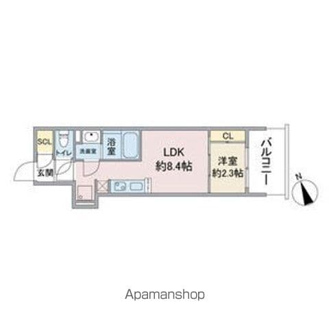 スリーアイランドタワー泉高岳の間取り写真