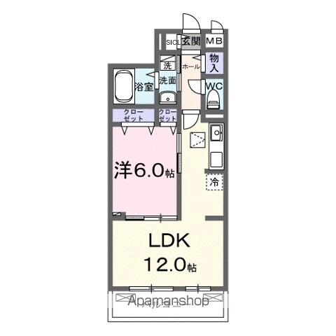 ノルド　フィウーメの間取り