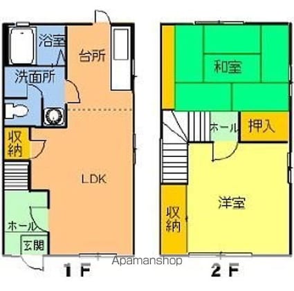 ポートストークＢ[2LDK/56.9m2]の間取図