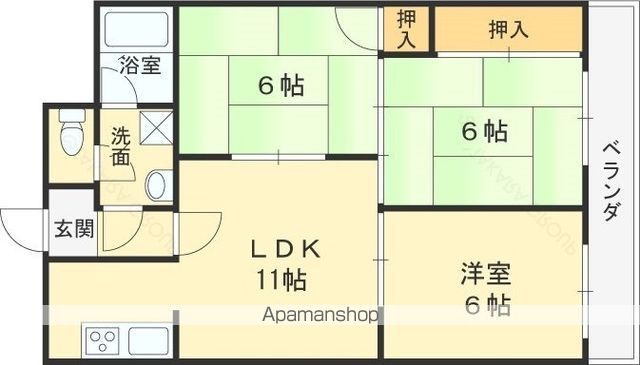サンヴェール新池の間取り写真