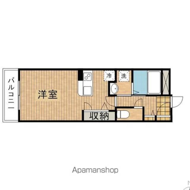東京都世田谷区下馬２丁目[1K/31.98m2]の間取図