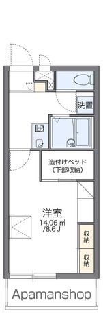 レオパレスフォレスト錦の間取り写真