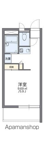 レオパレスサンローズの間取り写真