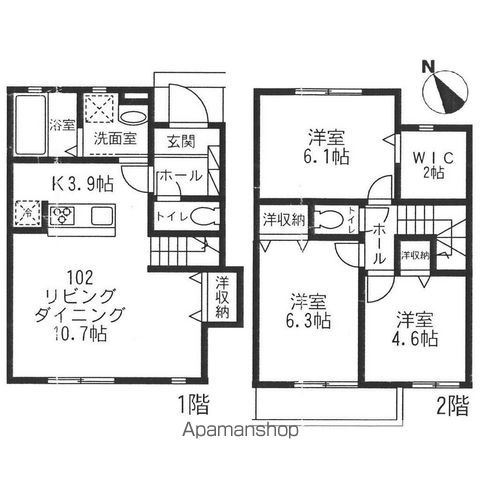メゾン・ド・ソレイユの間取り写真