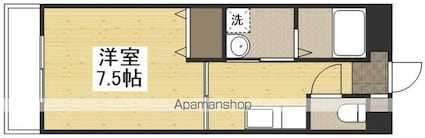 エクセーヌメゾン[1K/26m2]の間取図