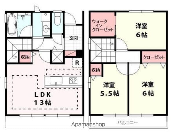 コモレビ大蔵　Ｑの間取り