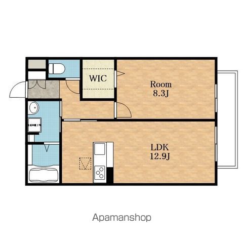 シャーメゾン千鳥の間取り