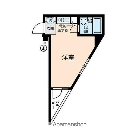 【日野市日野台のマンションの間取り】