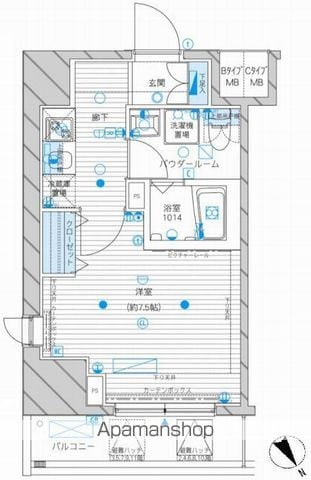 メインステージ田端の間取り