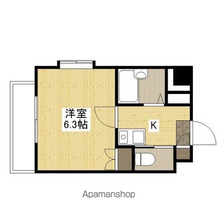 Ｍ　Ｃｉｔｙ[1K/19.63m2]の間取図