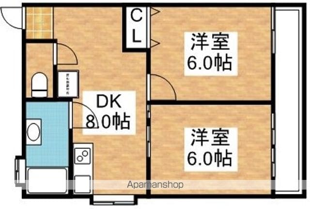 谷田十三マンションの間取り写真
