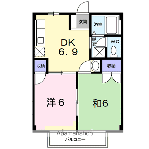 エルオアベニールの間取り