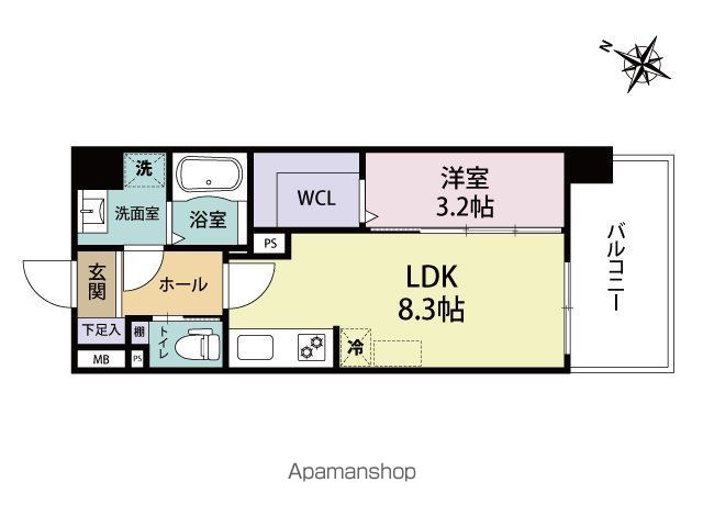 Arista箱崎の間取り写真