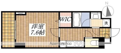 プレミアータ　ルーチェ[1K/27.03m2]の間取図