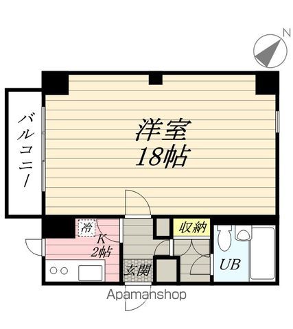 赤坂ミュージックインの間取り写真