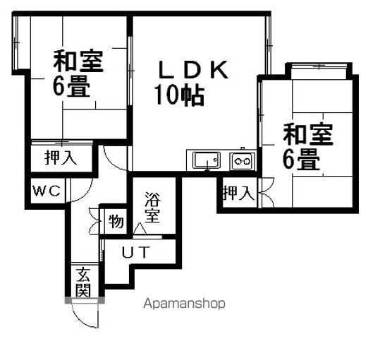ピアコート平岡Eの間取り写真