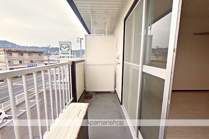 高知県高知市朝倉西町１丁目[1R/26.44m2]のバルコニー