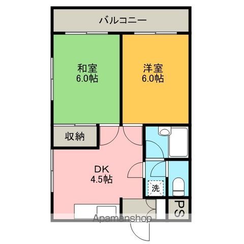 湘南ビルの間取り写真