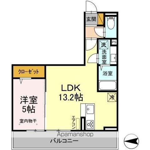 アルフォーレ 306 ｜ 千葉県流山市大字東深井253-1（賃貸アパート1LDK・3階・41.86㎡） その2