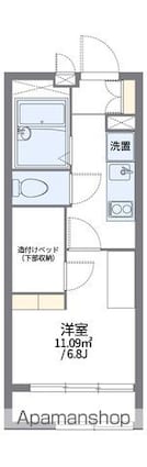 東京都練馬区関町東１丁目[1K/19.87m2]の間取図