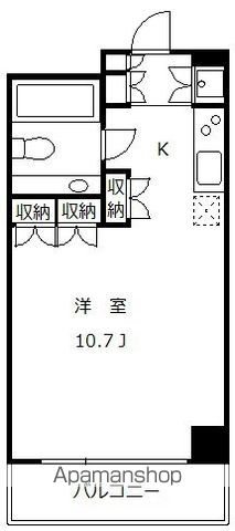 世田谷区太子堂のマンションの間取り