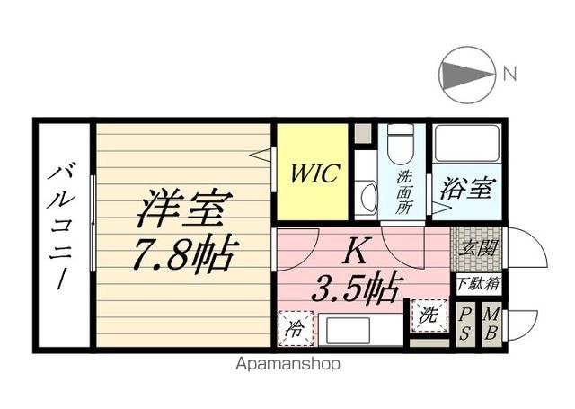 コモド元住吉の間取り写真