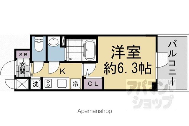 エスリード京都吉祥院ヴィーナの間取り写真