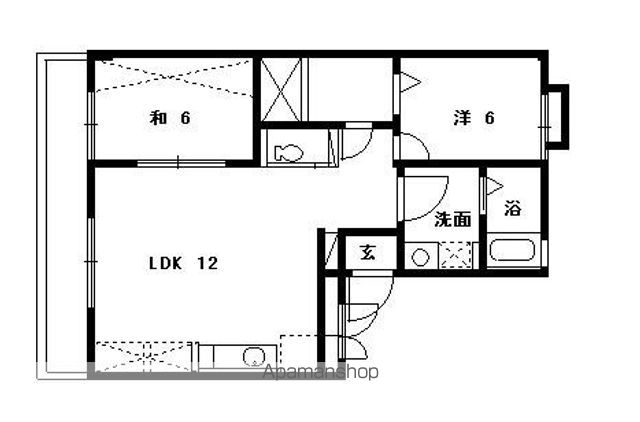 【リバーコート志免の間取り】