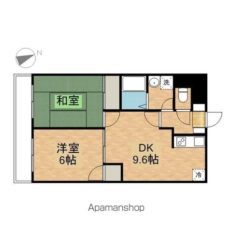 【川崎市中原区市ノ坪のマンションの間取り】