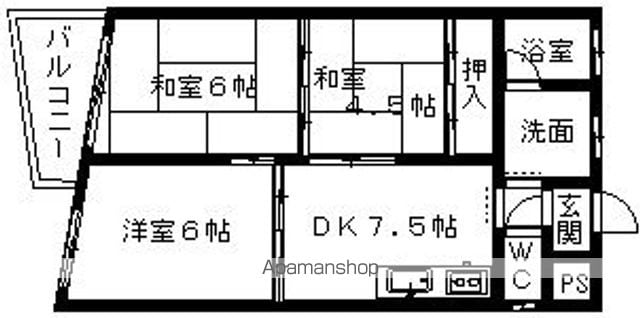 ベルメゾンの間取り写真